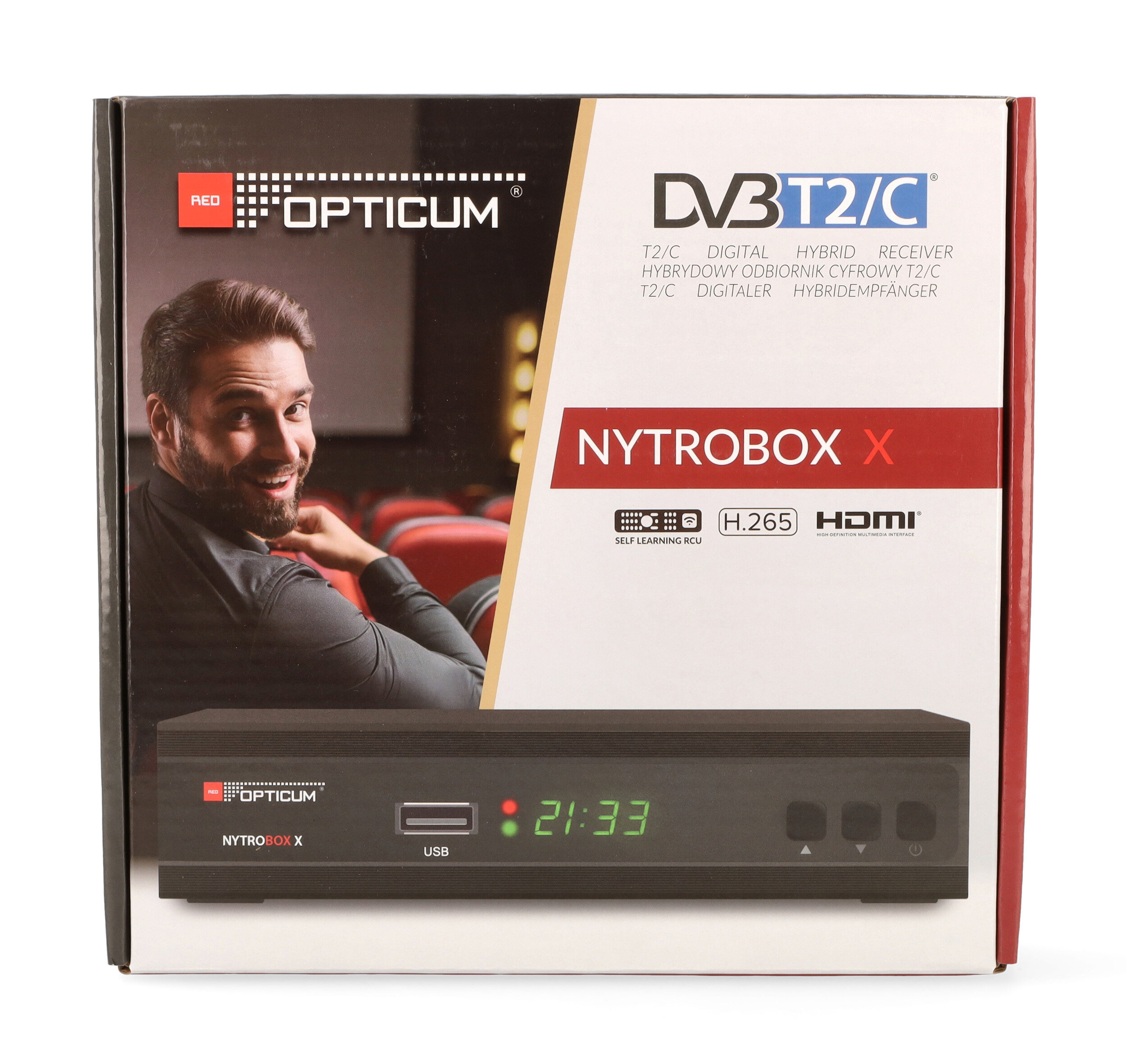Opticum Nytrobox X (dekoder DVB-T2/C, H.265)